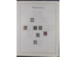 1872/1946, ungebrauchte/postfrische und gestempelte Sammlung ab Deutsches Reich mit besseren, ab 1933 viele postfrische Ausga