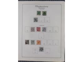 1872/1946, ungebrauchte/postfrische und gestempelte Sammlung ab Deutsches Reich mit besseren, ab 1933 viele postfrische Ausga