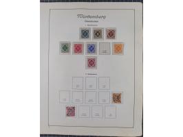 1872/1946, ungebrauchte/postfrische und gestempelte Sammlung ab Deutsches Reich mit besseren, ab 1933 viele postfrische Ausga