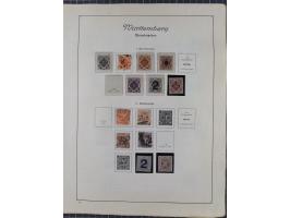 1872/1946, ungebrauchte/postfrische und gestempelte Sammlung ab Deutsches Reich mit besseren, ab 1933 viele postfrische Ausga