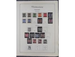 1872/1946, ungebrauchte/postfrische und gestempelte Sammlung ab Deutsches Reich mit besseren, ab 1933 viele postfrische Ausga