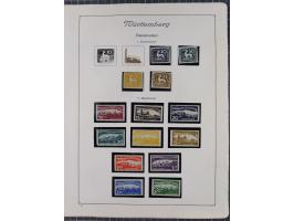 1872/1946, ungebrauchte/postfrische und gestempelte Sammlung ab Deutsches Reich mit besseren, ab 1933 viele postfrische Ausga