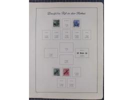 1872/1946, ungebrauchte/postfrische und gestempelte Sammlung ab Deutsches Reich mit besseren, ab 1933 viele postfrische Ausga