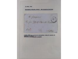 1698/1858 (ca.), über 75 Vorphila-Briefe, mit Thurn und Taxis, Hamburg. etc., dabei viele verschiedene Stempel und Verwendung