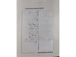 1698/1858 (ca.), über 75 Vorphila-Briefe, mit Thurn und Taxis, Hamburg. etc., dabei viele verschiedene Stempel und Verwendung