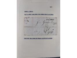 1698/1858 (ca.), über 75 Vorphila-Briefe, mit Thurn und Taxis, Hamburg. etc., dabei viele verschiedene Stempel und Verwendung