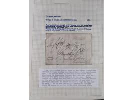 1698/1858 (ca.), über 75 Vorphila-Briefe, mit Thurn und Taxis, Hamburg. etc., dabei viele verschiedene Stempel und Verwendung