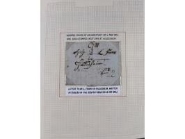 1698/1858 (ca.), über 75 Vorphila-Briefe, mit Thurn und Taxis, Hamburg. etc., dabei viele verschiedene Stempel und Verwendung