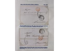 1698/1858 (ca.), über 75 Vorphila-Briefe, mit Thurn und Taxis, Hamburg. etc., dabei viele verschiedene Stempel und Verwendung