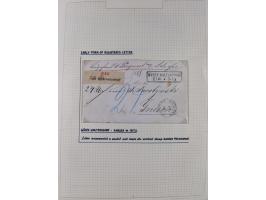 1698/1858 (ca.), über 75 Vorphila-Briefe, mit Thurn und Taxis, Hamburg. etc., dabei viele verschiedene Stempel und Verwendung