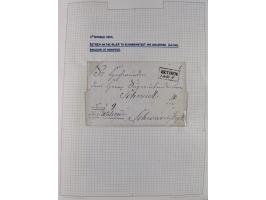 1698/1858 (ca.), über 75 Vorphila-Briefe, mit Thurn und Taxis, Hamburg. etc., dabei viele verschiedene Stempel und Verwendung