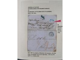 1698/1858 (ca.), über 75 Vorphila-Briefe, mit Thurn und Taxis, Hamburg. etc., dabei viele verschiedene Stempel und Verwendung