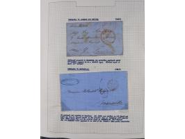 1698/1858 (ca.), über 75 Vorphila-Briefe, mit Thurn und Taxis, Hamburg. etc., dabei viele verschiedene Stempel und Verwendung