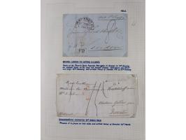 1698/1858 (ca.), über 75 Vorphila-Briefe, mit Thurn und Taxis, Hamburg. etc., dabei viele verschiedene Stempel und Verwendung
