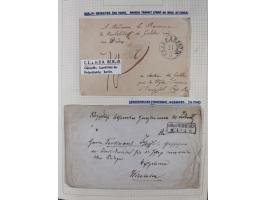 1698/1858 (ca.), über 75 Vorphila-Briefe, mit Thurn und Taxis, Hamburg. etc., dabei viele verschiedene Stempel und Verwendung