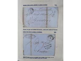 1698/1858 (ca.), über 75 Vorphila-Briefe, mit Thurn und Taxis, Hamburg. etc., dabei viele verschiedene Stempel und Verwendung