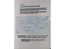 1698/1858 (ca.), über 75 Vorphila-Briefe, mit Thurn und Taxis, Hamburg. etc., dabei viele verschiedene Stempel und Verwendung