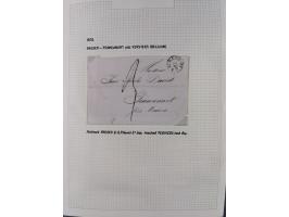 1698/1858 (ca.), über 75 Vorphila-Briefe, mit Thurn und Taxis, Hamburg. etc., dabei viele verschiedene Stempel und Verwendung