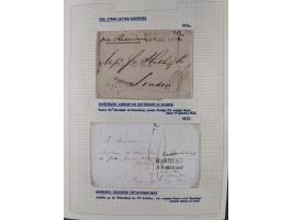 1698/1858 (ca.), über 75 Vorphila-Briefe, mit Thurn und Taxis, Hamburg. etc., dabei viele verschiedene Stempel und Verwendung