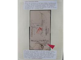 1698/1858 (ca.), über 75 Vorphila-Briefe, mit Thurn und Taxis, Hamburg. etc., dabei viele verschiedene Stempel und Verwendung