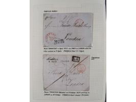 1698/1858 (ca.), über 75 Vorphila-Briefe, mit Thurn und Taxis, Hamburg. etc., dabei viele verschiedene Stempel und Verwendung