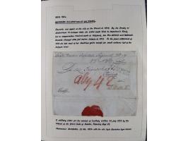 1698/1858 (ca.), über 75 Vorphila-Briefe, mit Thurn und Taxis, Hamburg. etc., dabei viele verschiedene Stempel und Verwendung