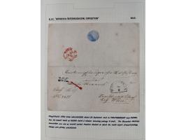 1698/1858 (ca.), über 75 Vorphila-Briefe, mit Thurn und Taxis, Hamburg. etc., dabei viele verschiedene Stempel und Verwendung