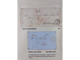 1698/1858 (ca.), über 75 Vorphila-Briefe, mit Thurn und Taxis, Hamburg. etc., dabei viele verschiedene Stempel und Verwendung