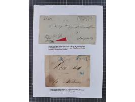 1698/1858 (ca.), über 75 Vorphila-Briefe, mit Thurn und Taxis, Hamburg. etc., dabei viele verschiedene Stempel und Verwendung