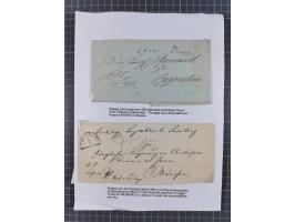 1698/1858 (ca.), über 75 Vorphila-Briefe, mit Thurn und Taxis, Hamburg. etc., dabei viele verschiedene Stempel und Verwendung