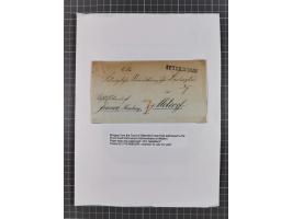 1698/1858 (ca.), über 75 Vorphila-Briefe, mit Thurn und Taxis, Hamburg. etc., dabei viele verschiedene Stempel und Verwendung