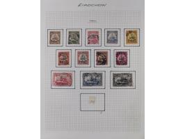 1890/1918, ungebrauchte und meist gestempelte Sammlung mit Vorläufer, bessere Werte dabei u.a. Deutsche Kolonien Kiautschou M