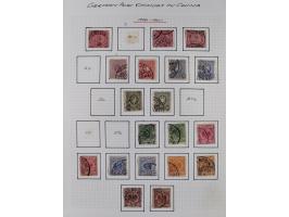 1890/1918, ungebrauchte und meist gestempelte Sammlung mit Vorläufer, bessere Werte dabei u.a. Deutsche Kolonien Kiautschou M