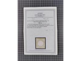 1872/74, ungebrauchte und postfrische Partie mit besseren Marken kleiner Schild, Farben und Viererblocks. Dabei u.a. 2x Mi.-N