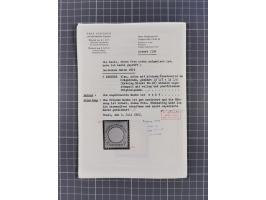 1872/74, ungebrauchte und postfrische Partie mit besseren Marken kleiner Schild, Farben und Viererblocks. Dabei u.a. 2x Mi.-N