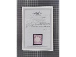 1872/74, ungebrauchte und postfrische Partie mit besseren Marken kleiner Schild, Farben und Viererblocks. Dabei u.a. 2x Mi.-N