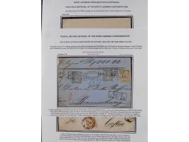 1868/70, Partie mit 27 Briefen und Karten mit verschiedenen Stempeln und Verwendungen, dabei ausländische Destinationen, daru