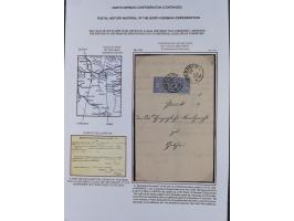 1868/70, Partie mit 27 Briefen und Karten mit verschiedenen Stempeln und Verwendungen, dabei ausländische Destinationen, daru