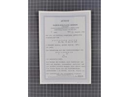 1872/74, Partie mit 20 Marken und zwei Viererblocks mit Plattenfehlern, stärkeren Verzähnungen, Schraubkopfabdrücke und weite