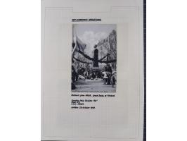 1895/1918, kleine aufgezogene Sammlung 21 Briefen und Karten mit diversen Schiffspost-Stempeln, dabei SMS Hansa, Nixe, Kormor
