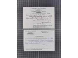 1872/74, Sammlung mit 30 Paketbegleitbriefen/Karten und drei Paketkarten sowie einer Vorderseite mit Mi.-Nr. 21a und L1 “HOLZ