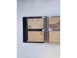 PRIVATGANZSACHEN: 1895/1912 (ca.), überwiegend reichhaltige ungebrauchte/gestempelte Sammlung von Privatpostkarten und Lithos