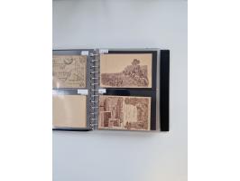 PRIVATGANZSACHEN: 1895/1912 (ca.), überwiegend reichhaltige ungebrauchte/gestempelte Sammlung von Privatpostkarten und Lithos