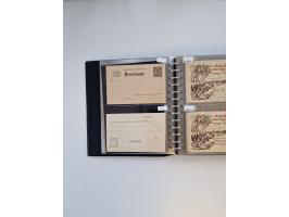 PRIVATGANZSACHEN: 1895/1912 (ca.), überwiegend reichhaltige ungebrauchte/gestempelte Sammlung von Privatpostkarten und Lithos