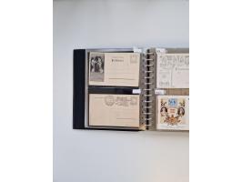 PRIVATGANZSACHEN: 1895/1912 (ca.), überwiegend reichhaltige ungebrauchte/gestempelte Sammlung von Privatpostkarten und Lithos