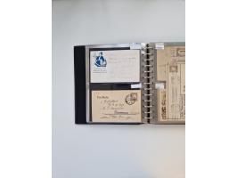 PRIVATGANZSACHEN: 1895/1912 (ca.), überwiegend reichhaltige ungebrauchte/gestempelte Sammlung von Privatpostkarten und Lithos