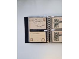 PRIVATGANZSACHEN: 1895/1912 (ca.), überwiegend reichhaltige ungebrauchte/gestempelte Sammlung von Privatpostkarten und Lithos