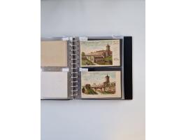 PRIVATGANZSACHEN: 1895/1912 (ca.), überwiegend reichhaltige ungebrauchte/gestempelte Sammlung von Privatpostkarten und Lithos