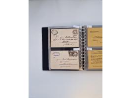 PRIVATGANZSACHEN: 1895/1912 (ca.), überwiegend reichhaltige ungebrauchte/gestempelte Sammlung von Privatpostkarten und Lithos