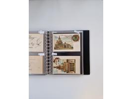 PRIVATGANZSACHEN: 1895/1912 (ca.), überwiegend reichhaltige ungebrauchte/gestempelte Sammlung von Privatpostkarten und Lithos